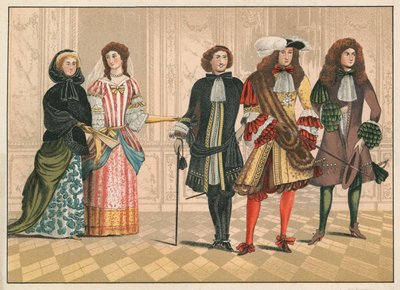 ドイツ人と思われる優秀な人物たち（1680年頃）（クロモリトート 作： English School