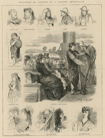 フランスのアーティストによるロンドンの写真 作： English School