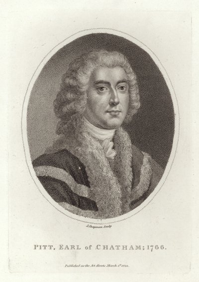 ピット、チャタム伯爵、1766年 作： English School