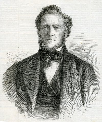 ブリガム・ヤングの肖像、1861 作： English School