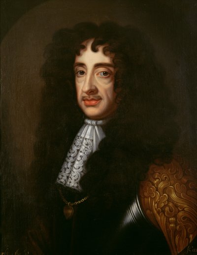 チャールズ2世の肖像（1630-85） 作： English School