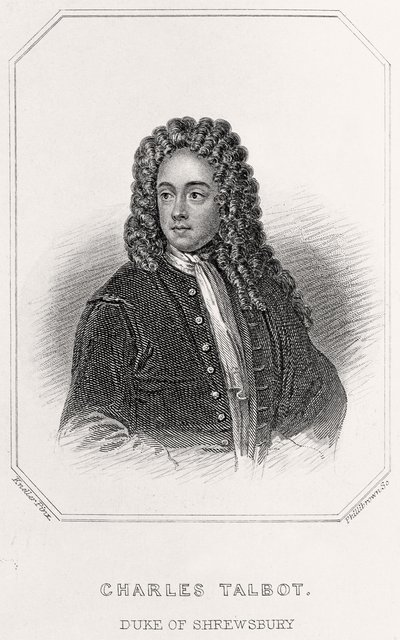 チャールズタルボットの肖像、シュルーズベリー公、1835年 作： English School