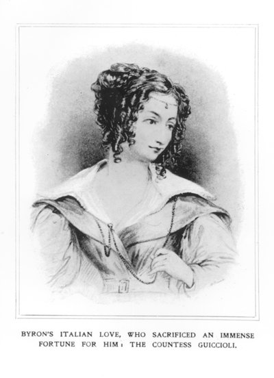ギチョーリ伯爵夫人の肖像（1800-73） 作： English School
