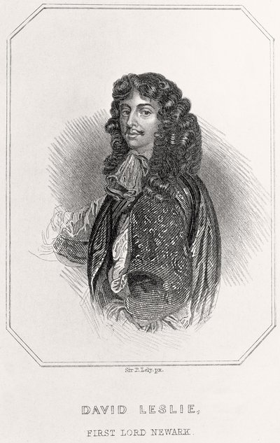 ニューアークの第一卿、デビッド・レスリーの肖像、1835年 作： English School