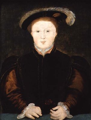 エドワード6世の肖像 (1537-53) 作： English School