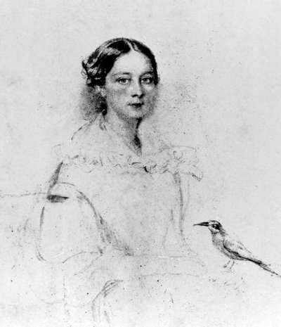 エミリーショアの肖像（1819-1839）、19世紀（デッサン） 作： English School