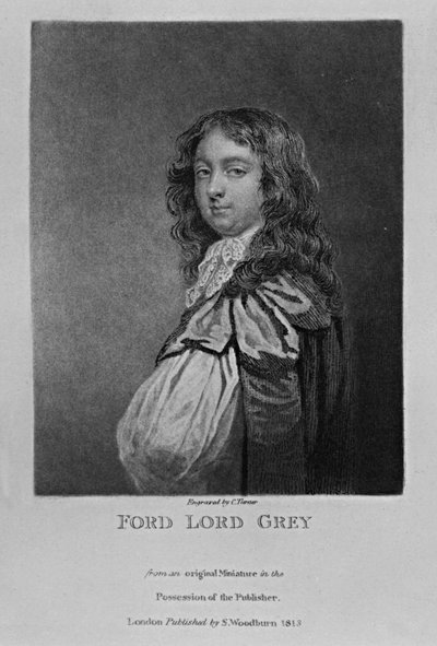 1815年にリチャードアーロムとチャールズターナーが描いた「イギリスの歴史に描かれた人物」からのウォークグレイ卿のフォードの肖像 作： English School