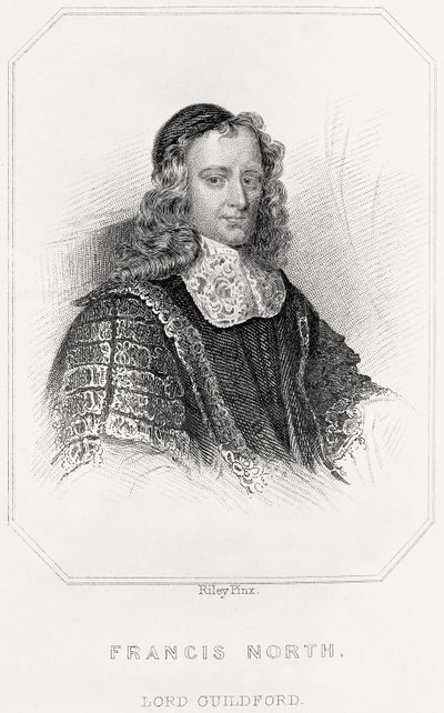 フランシス・ノースの肖像、ギルドフォード卿、1835年 作： English School