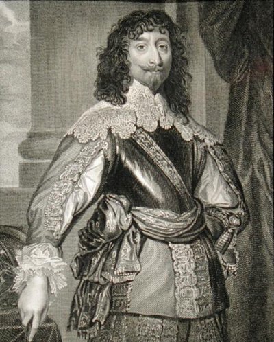 ジョージ・ゴードン（1586-1649）第2代ハントリー侯爵の肖像（「ロッジの英国肖像画」より 作： English School