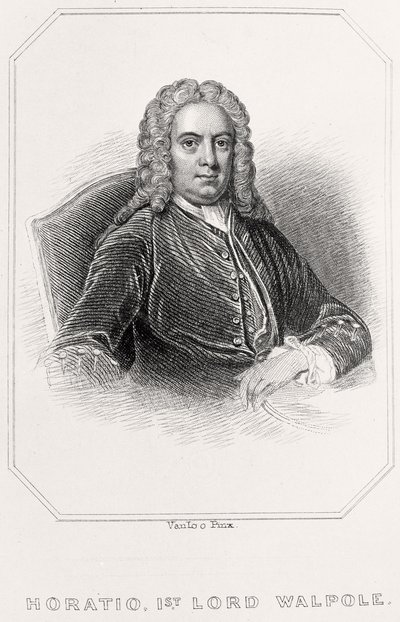 ホレイショの肖像、第一卿ウォルポール、1835年 作： English School