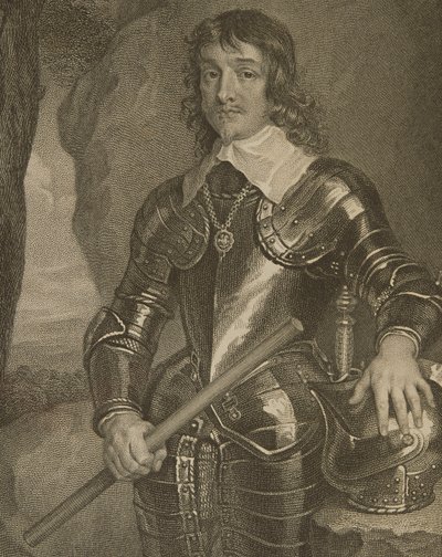 ジェームズハミルトンの肖像（1606-49）「ロッジの英国の肖像」1823年から第3侯爵とハミルトンの第1公爵 作： English School