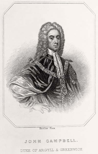ジョン・キャンベル、アーガイルとグリニッジ公爵の肖像、1835年 作： English School