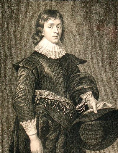 ジョン・ハミルトン（1532-1604）の肖像（「ロッジの英国肖像画」より 作： English School