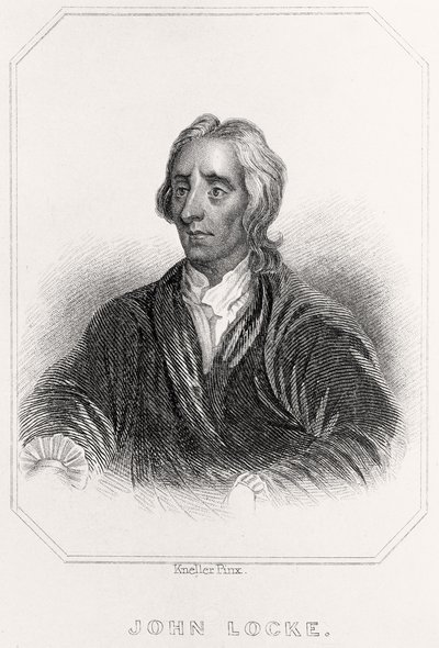 ジョンロックの肖像、1835年 作： English School