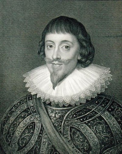 ジョン・パウレット（1598-1675）第5代ウィンチェスター侯爵の肖像（「ロッジの英国肖像画」より 作： English School