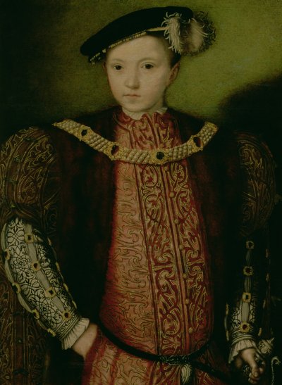エドワード6世王の肖像（1537-53）16世紀 作： English School