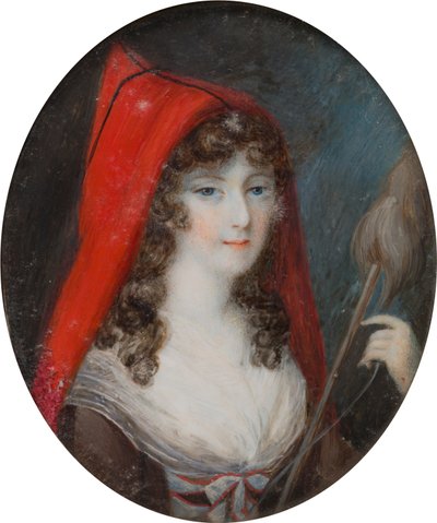 ルーシー・ビングの肖像、ブラッドフォード伯爵夫人（1766-1844）、1786-1844年頃（キャンバスに油彩） 作： English School