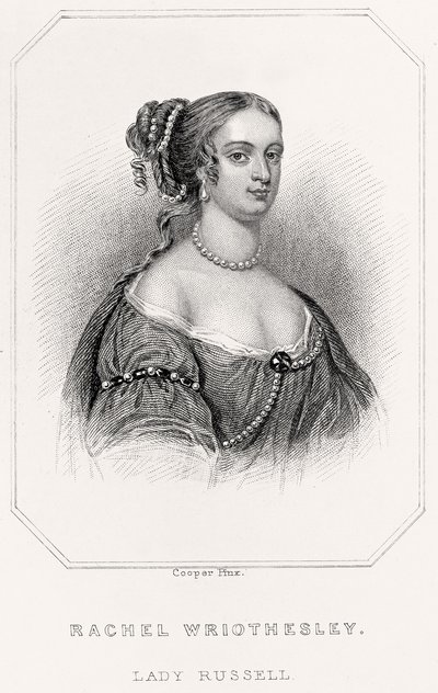 レイチェル・リオセズリーの肖像、ラッセル夫人、1835 作： English School