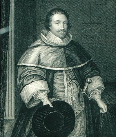 ラルフ・ホプトン（1596-1652）ホプトン男爵の肖像（「ロッジの英国肖像画」より 作： English School