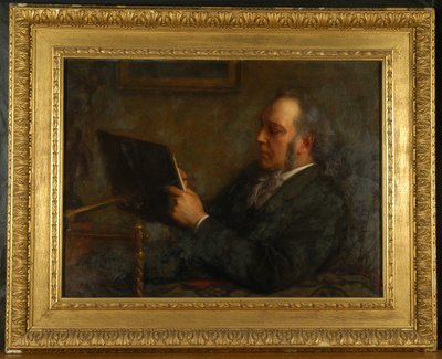 ストップフォードブルック牧師の肖像、1890年代頃 作： English School