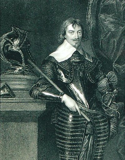 ロバート・リッチ（1587-1658）第2代ウォーリック伯爵の肖像（「ロッジの英国肖像画」より 作： English School