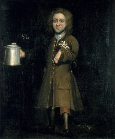 トーマス・ホッジスの肖像、1768 作： English School