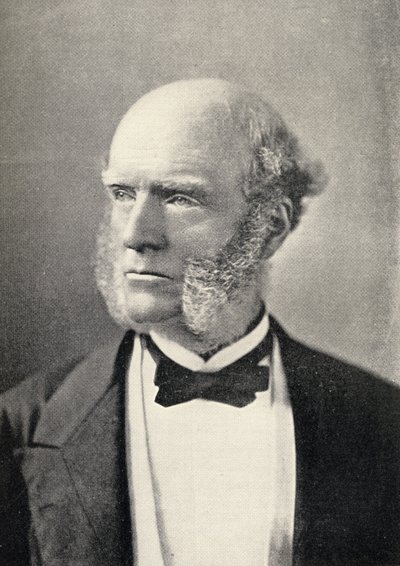 トーマス・ヒューズの肖像（1822-96） 作： English School