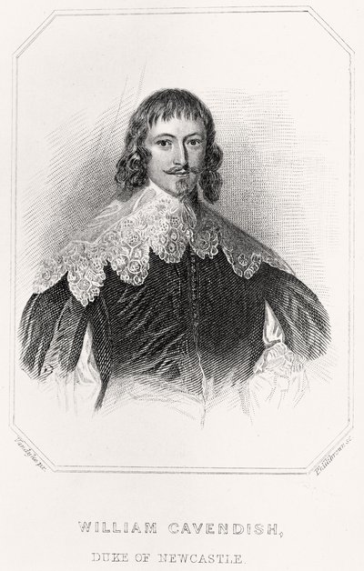 ウィリアム・キャヴェンディッシュの肖像、ニューカッスル公爵、1835年 作： English School