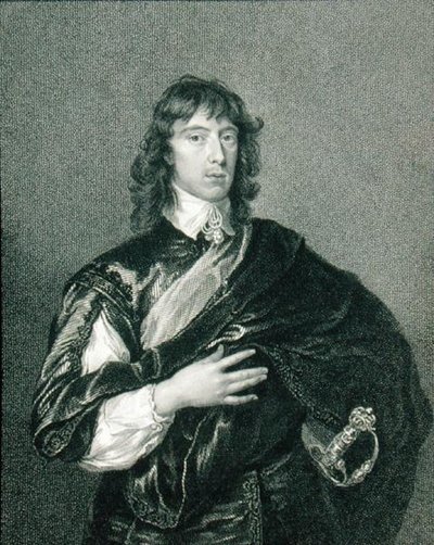 ウィリアム・ハワード（1612-80）第一子爵スタッフォードの肖像（「ロッジの英国肖像画」より 作： English School