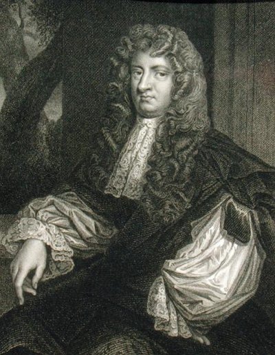 ラッセル卿ウィリアム・ラッセル（1639-83）の肖像（「ロッジの英国肖像画」より 作： English School
