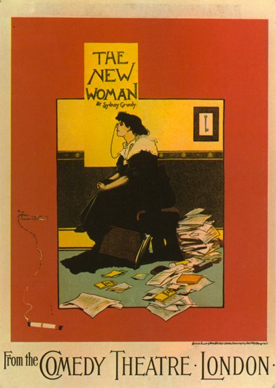 コメディーシアターでシドニーグランディによって新しい女性のためのポスター 作： English School