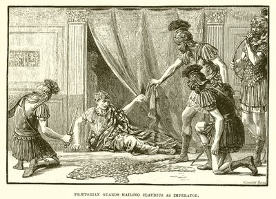 Praetorianは大将としてClaudiusを呼び止めている警備員 作： English School