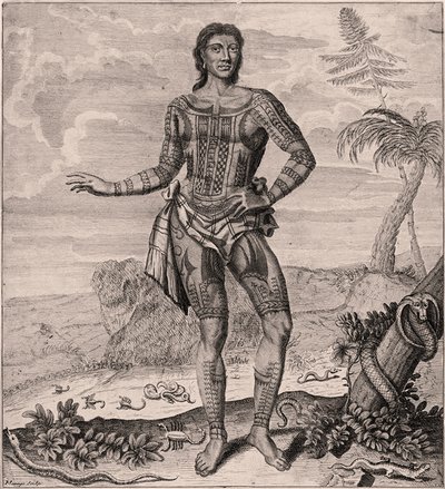 フィリピン出身のジョロ王子、1691年 作： English School
