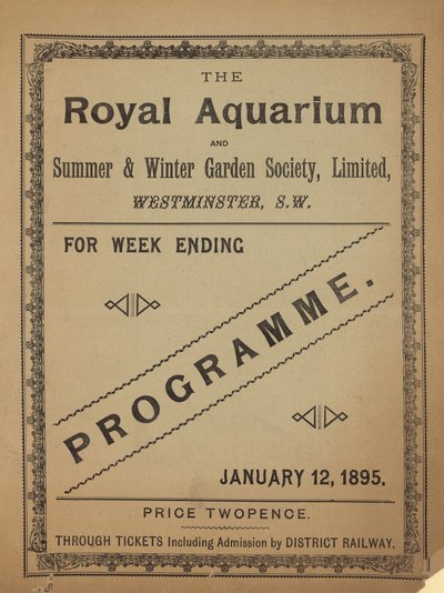 王立水族館のプログラム 作： English School