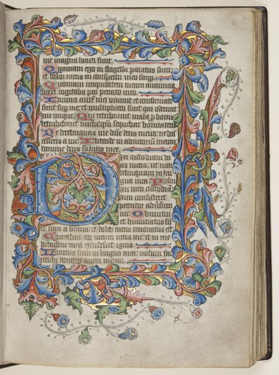 セイラム式文のソルター、c.1425-75（ベラムにインク、ペンキ、金） 作： English School