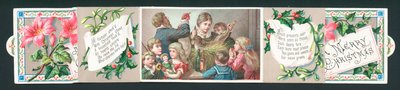 クリスマスの妨げ物、カード（ブックマーク）を受け取る 作： English School