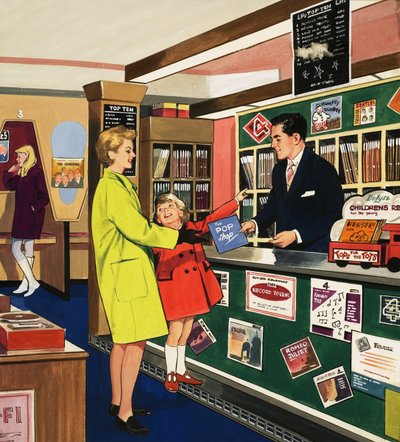 レコード店員 作： English School
