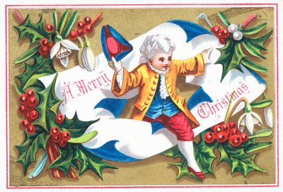 リージェンシー紳士、クリスマスカード 作： English School