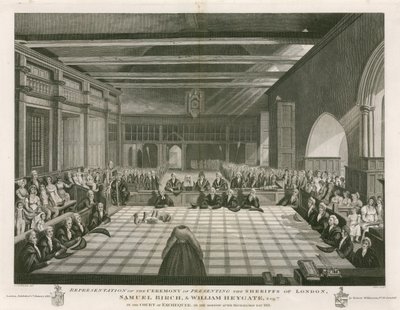 ロンドンの保安官を提示する式の表現 作： English School