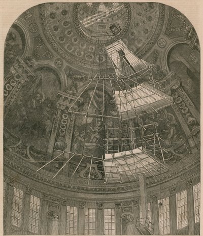 セントポール大聖堂の絵画の復元 作： English School
