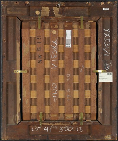 エリザベス1世の肖像画の裏返し、1580年頃（パネルに油彩）（4073484および4073485も参照） 作： English School