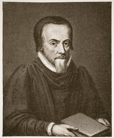 Richard Hooker、イギリスの教会からの挿絵：HDM Spence-Jones著、人々の歴史、パブ。 1910年頃（セピア写真） 作： English School