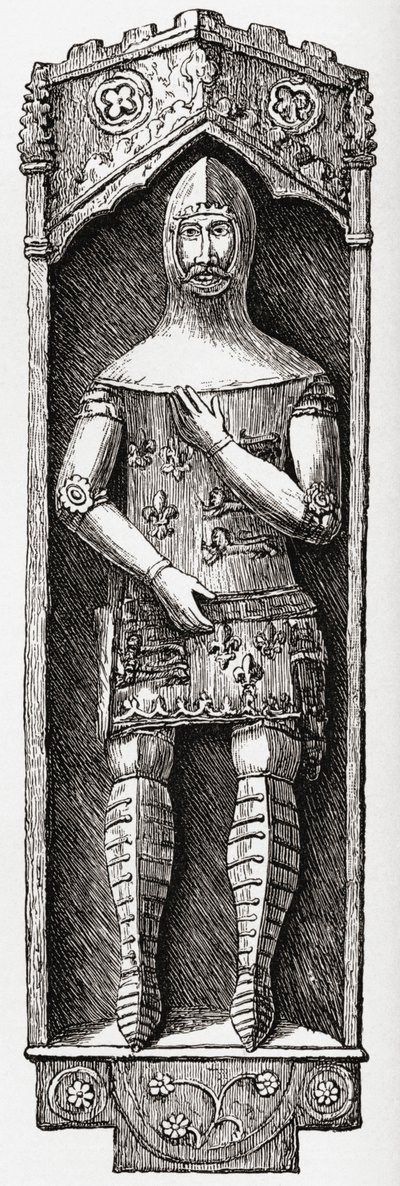 リチャードプランタジネット、JRグリーン著「イギリス人の短い歴史」から1893年に出版 作： English School