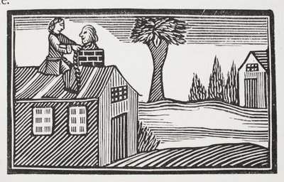 ベーコンの家を奪う、パブジョンアシュトンによる18世紀のChap-booksのイラスト1882 作： English School