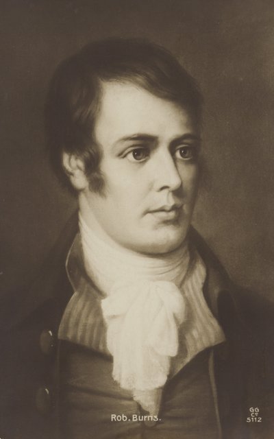 ロバートバーンズ（1759-1796）、スコットランドの詩人、作詞家 作： English School