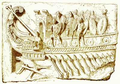 ローマのゲラ、ビクターデュルイによるローマの歴史からのイラスト、1884年に公開（デジタル強化画像） 作： English School
