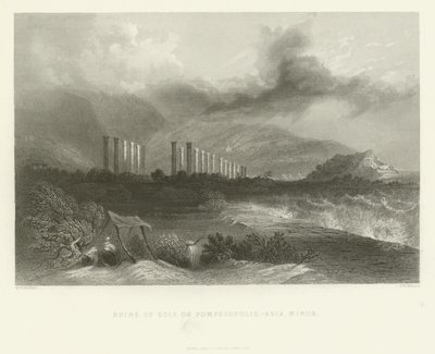 ソリの遺跡、またはポンペイオポリス、小アジア、1837 作： English School