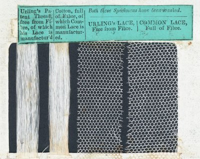 Urlings lace（textile）のサンプル 作： English School