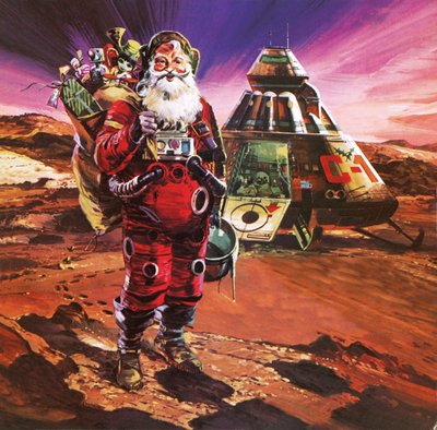 1976年に描かれた火星のサンタクロース 作： English School