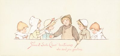 サンタの受益者、クリスマスカード 作： English School